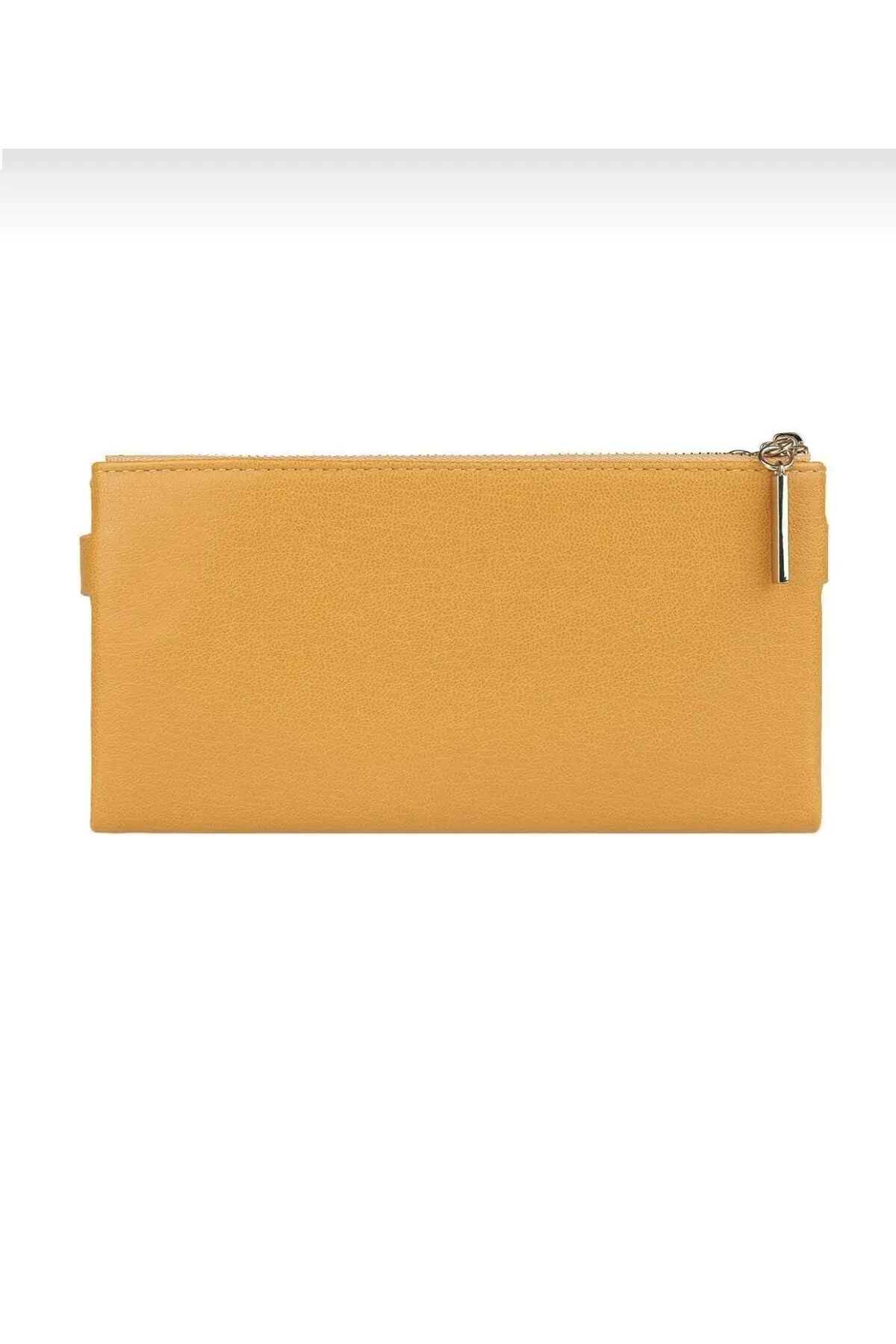 

Mustard Two Zipper Front Popper Wallet Trczdan200033 Lbn4-21 Small Size Outdoor Faux Leather Horizontal Yellow