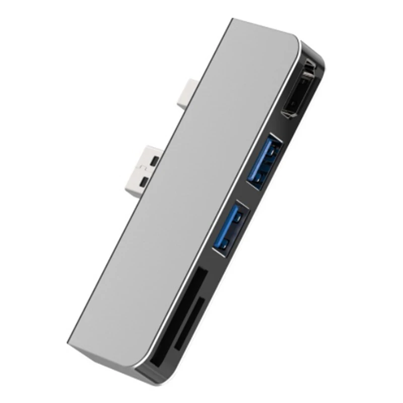 Подходит для Microsoft Surface Pro 5 In 1 док станция USB к HDMI/USB TF/SD расширения компьютера usb хаб