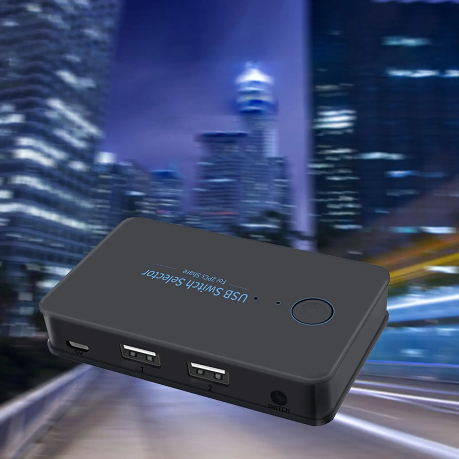 

USB 2.0 Switch KVM Docking Station Converter Monitor Adapter for Printer, Scanner
