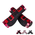 Ручки для руля горного и дорожного велосипеда, захват для скутера, запираемый силиконовый амортизирующий Противоскользящий велосипед