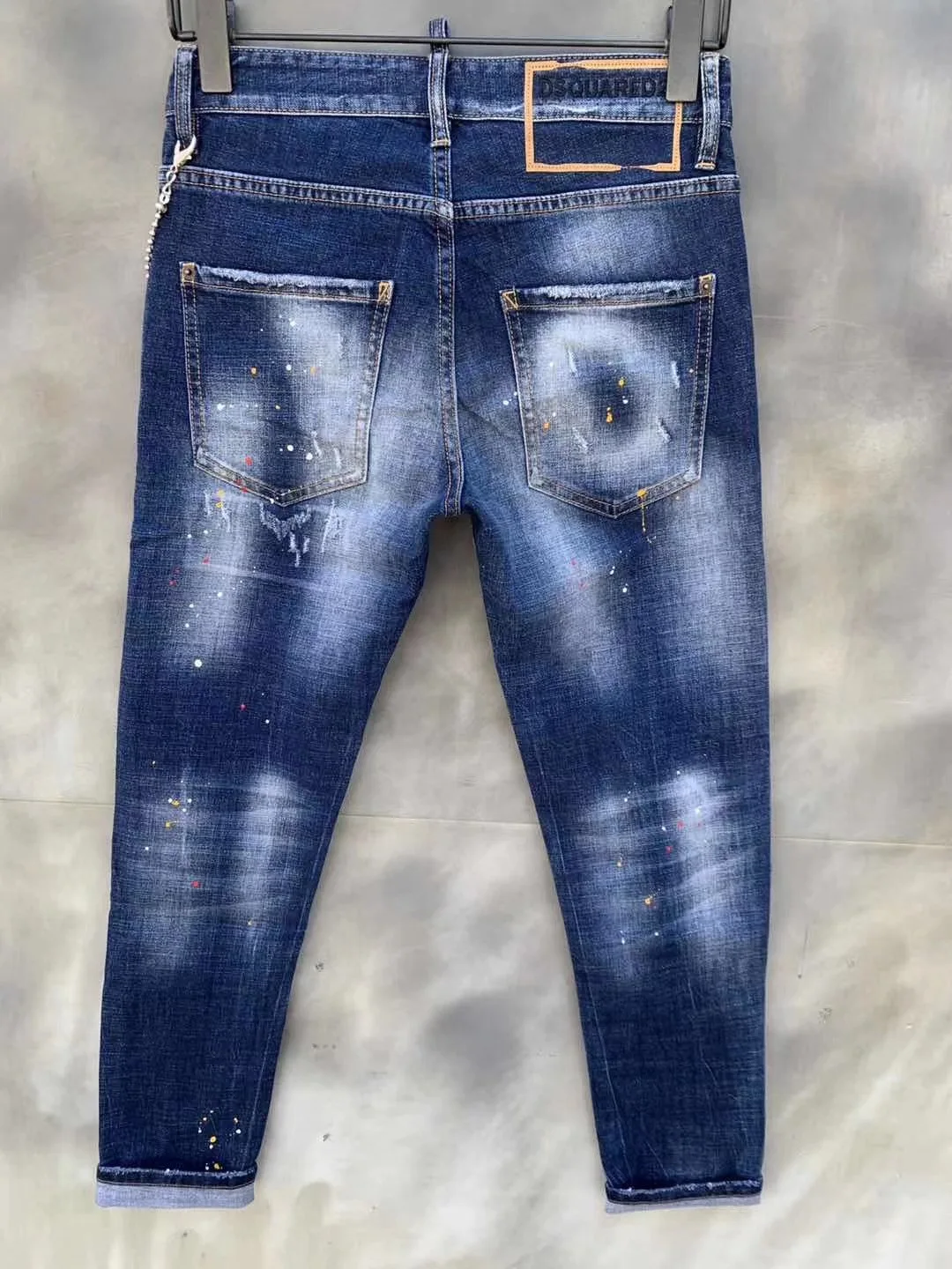 Blue jeans classic,Authentic DSQUARED2,Retro,Italian brand ,Women/Men Jeans,locomotive,Jogging jeans,Dsq001