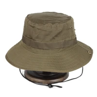 wholesale custom logo adjustable size sweat absorbent and breathable reversible brim mens fishing bucket hats