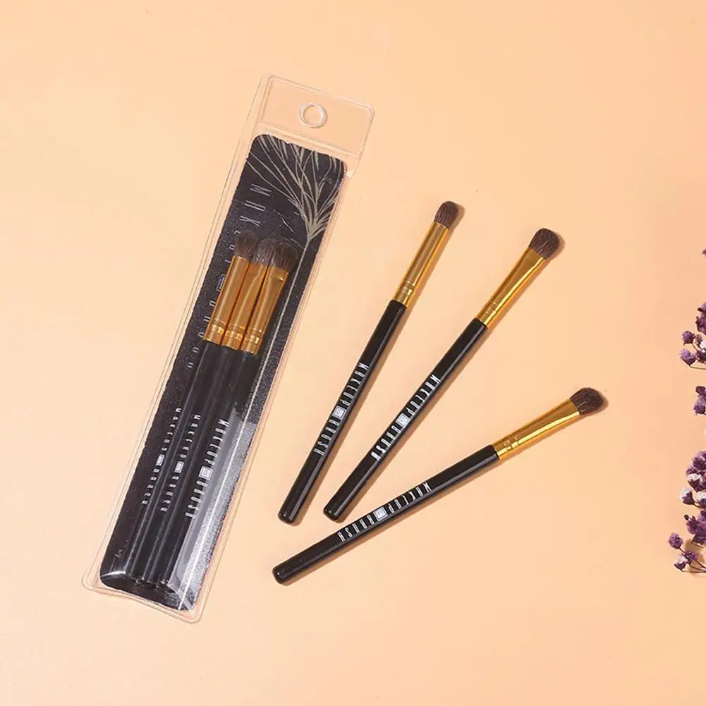 

3-piece Basic Eye Shadow Makeup Brush Set Makeup Tool Concealer Female Set Shadow Foundation Eye Brush Tools Brushes Nose B P3P4