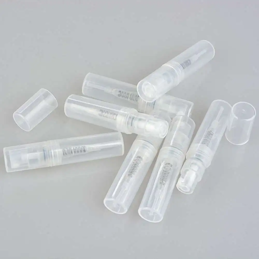 

50pcs Empty Clear Plastic Spray Bottles Travel Portable Spray Bottle Perfume Container Refill Sample Bottle