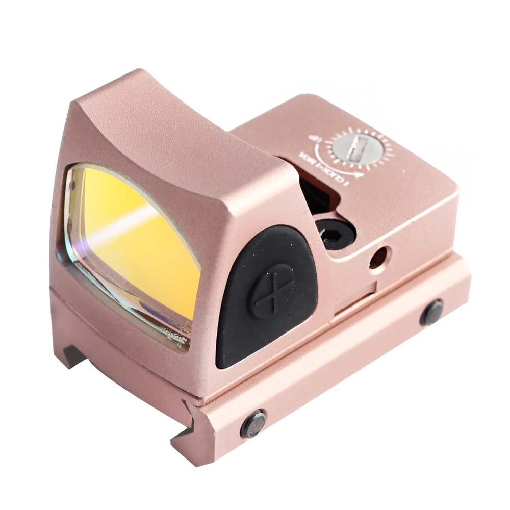 

Mini RMR Red Dot Sight Collimator Rifle Reflex Sight Scope fit 20mm Weaver Rail For Airsoft Hunting Rifle Glock 17 19