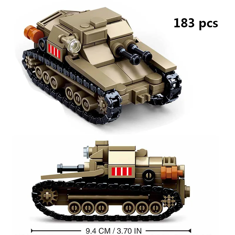 Модель военного танка Pazer WW2 модель автомобиля строительные блоки самолеты