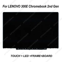 11 6 screen for lenovo 300e chromebook 2nd gen 81qc81mb82ce 5d10t79505 5d10y67266 5d10x55387 panel touch displayled bezel