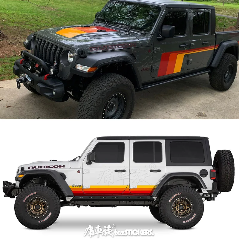 Car stickers FOR Jeep Wrangler Gladiator Body exterior decoration Personalized custom fashion decals