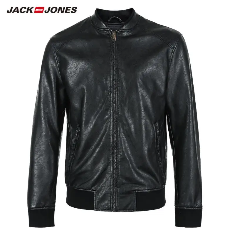 JackJones Осенняя мужская трендовая Повседневная бейсбольная куртка с воротником