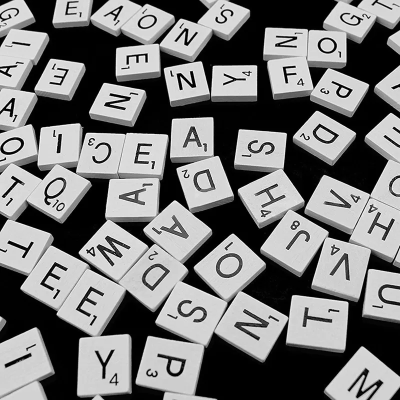 100 Дерево Эрудит белый цвет игра замена ремесла свадьбы Скрапбукинг|Язык| |