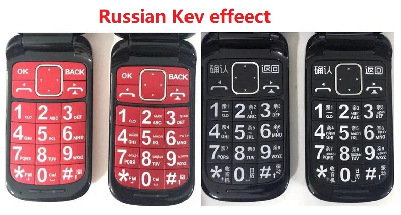Флип двойной экран Две сим-карты SOS ключ быстрый набор сенсорный почерк русская клавиатура FM мобильный телефон для пожилых людей