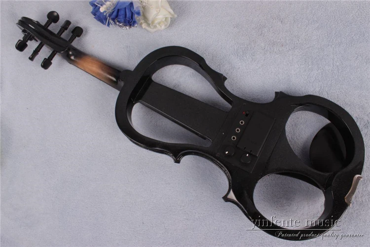 6 струн 4/4 электрическая скрипка бесшумный звукосниматель тонкий тон части