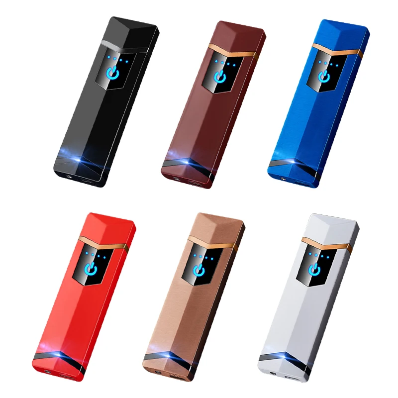 Зажигалка для сигарет сенсорный экран зажигалка компактный смарт датчик usb