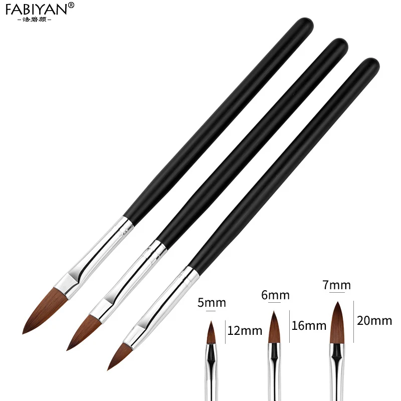 Художественная Скульптура для ногтей резная кисть цветов акриловая жидкая пудра