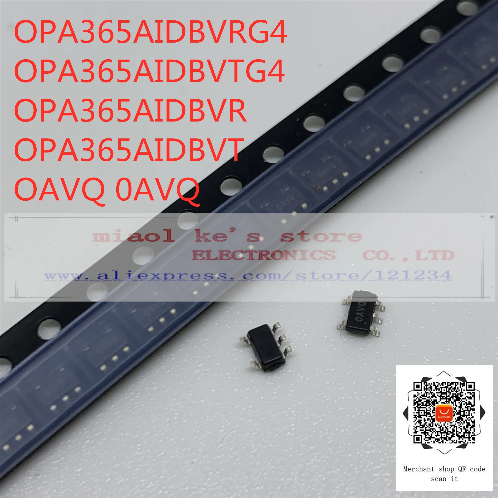[10 шт.] 100% Новый оригинал: OPA365AIDBVRG4 OPA365AIDBVR OPA365AIDBVTG4 OPA365AIDBVT OAVQ 0AVQ - IC OPAMP GP 1 схема |