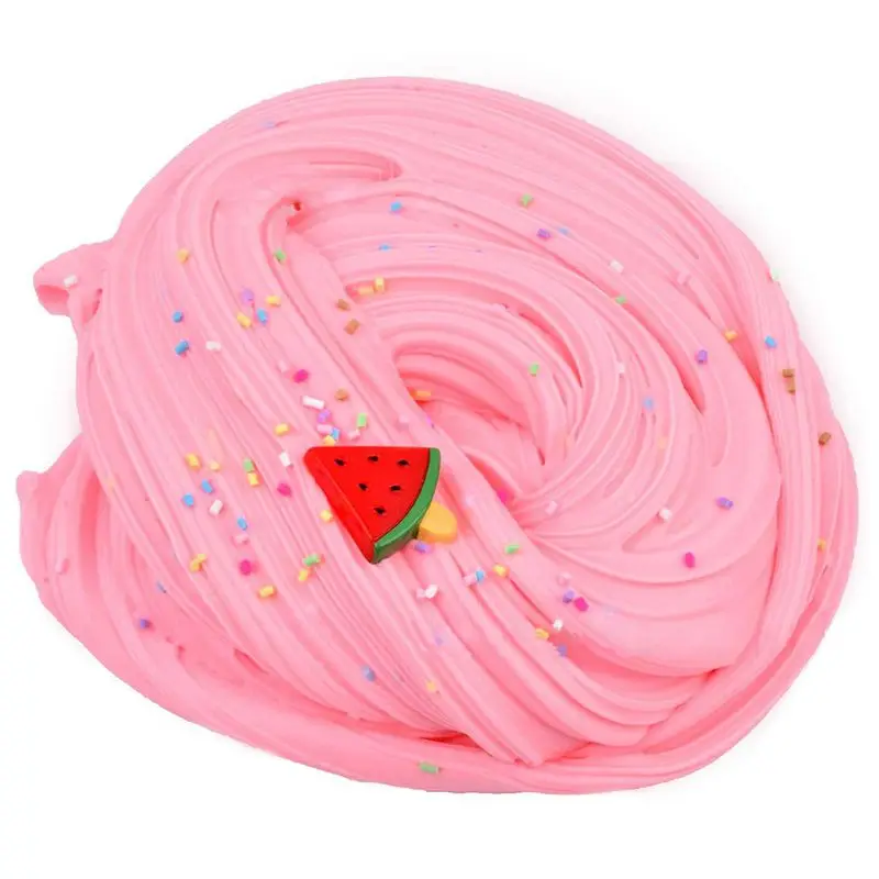 

4Pc Lemon Slime Coffee Slime Watermelon Slime Non-Sticky Slime Stress Relief Toy 53CE