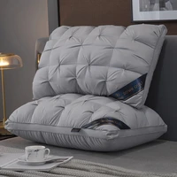 2022 big pillow pillow hotel five star twisted flower pillow single pillow for bedroom sofa decoration