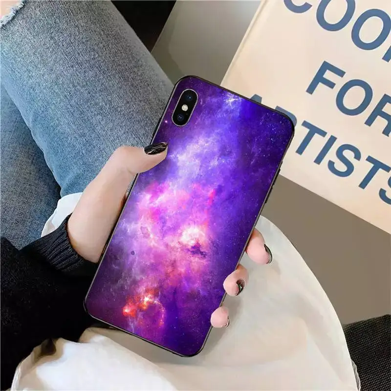 

Interstellar Purple Space Star Phone Cases for iPhone 11 12 pro XS MAX 8 7 6 6S Plus X 5S SE 2020 XR mini