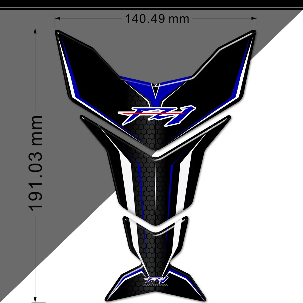 

For Yamaha FZ1 FZ 1 FZ1N FZ1S Protector Tank Pad Stickers Knee Decals Kit Case Emblem Badge Logo 2015 2016 2017 2018 2019 2020