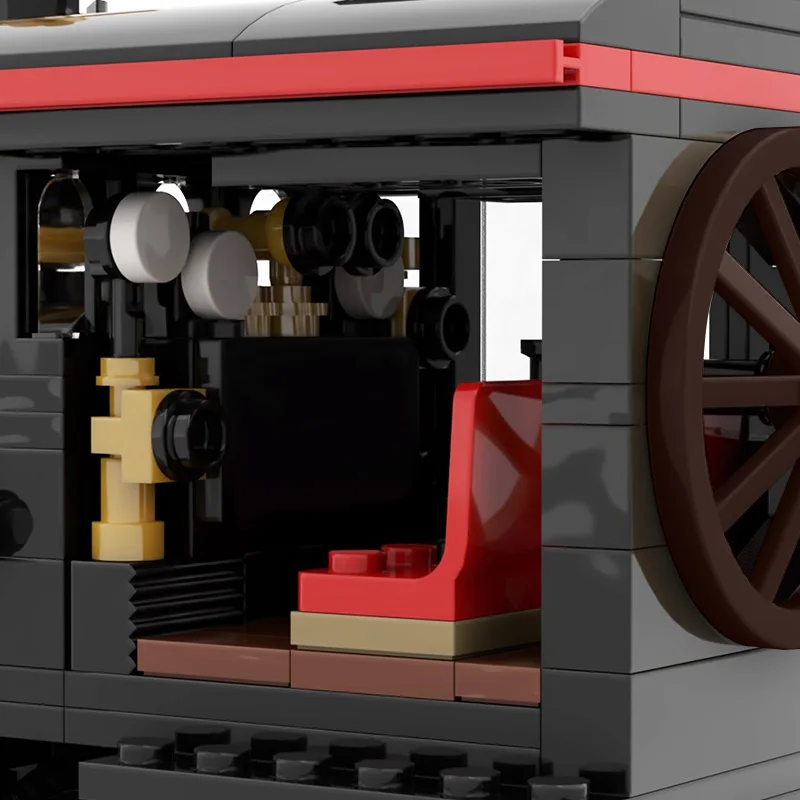 

MOC Movie Back to the Future 'Jules Verne' Time Train Technical Building Blocks Bricks Toys Educational Gifts For Kids Children