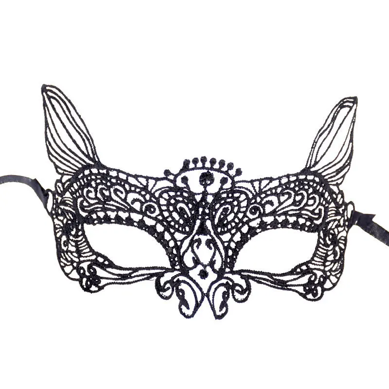 

Sexy Lace Eye Mask Female Carnival Queen Hollow Lace Eye Masks Halloween Party Masks Exotic Masquerade Cosplays Half Face Mask
