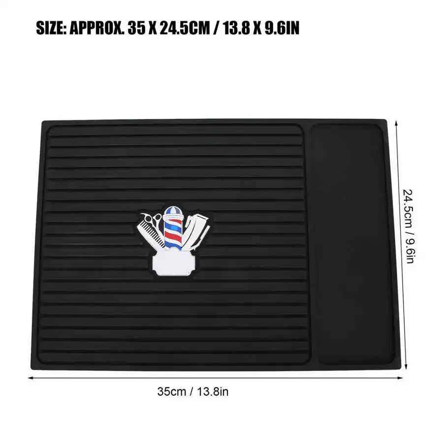 

Barber Accessories Hair Salon Accessories Silicone NonSlip Pad Hairdresser Electric Hair Cutter Clipper Tools Cushion