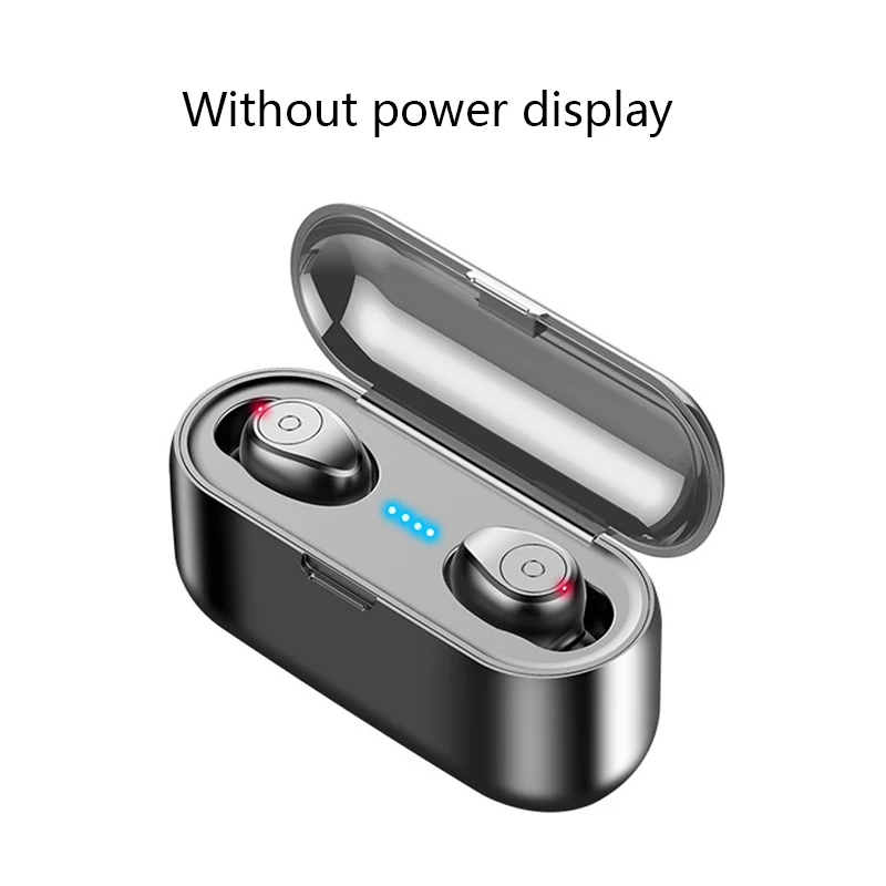 Button Беспроводные мини-наушники Smart Touch TWS, Bluetooth 5,0, наушники, беспроводные наушники 8D, стерео гарнитура с зарядным устройством 2000 мАч - Цвет: Button