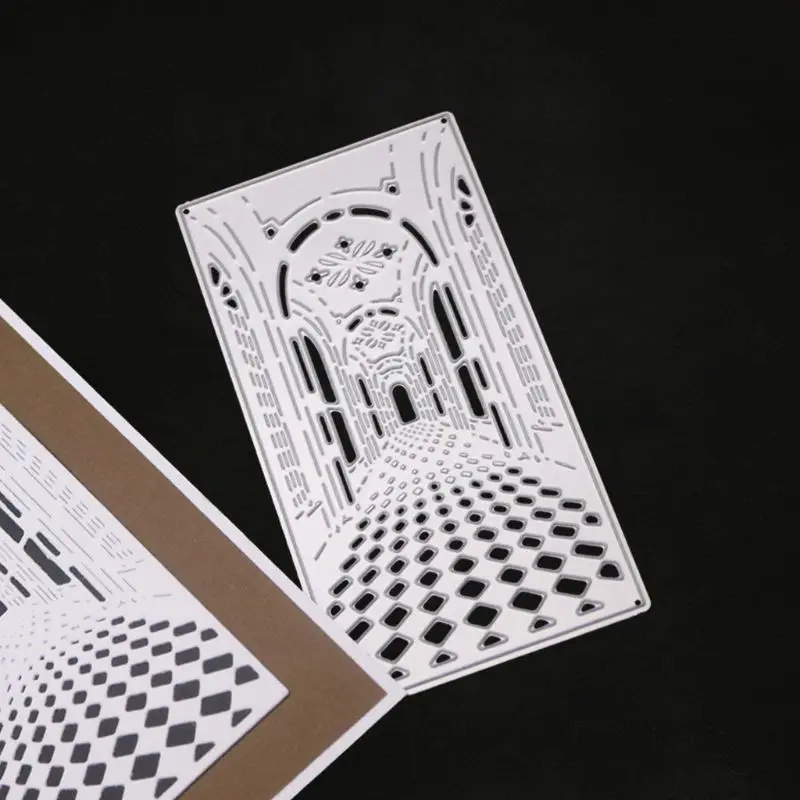 Gate Door Metal Cutting Dies Stencil DIY Scrapbooking Album Stamp Paper Card Embossing Craft Decor 95AA | Дом и сад