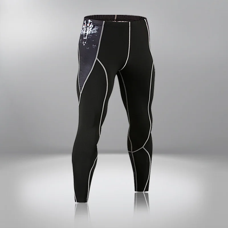 

Winter Compression Men Thermal Underwear Bottoms Male Leggings Thermos Pants Male Warm Long Johns Underwear Men's Warm Pants