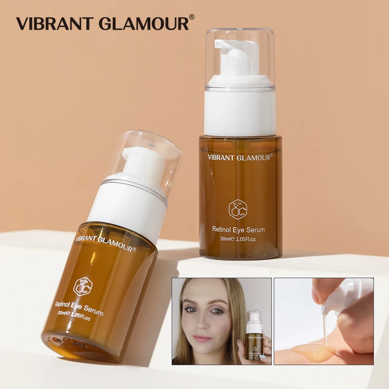 

VIBRANT GLAMOUR Retinol Eye Serum Anti-Wrinkle Remove Eye bags Fade Fine Lines Dark Circles Brighten Anti-Puffiness Skin Care