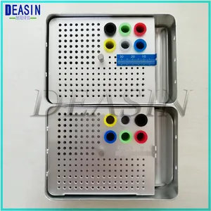 180 отверстия для стоматологической дезинфекции боры держатель Блок стенд Автоклавируемые стерилизатор коробка стоматологическое лабораторное оборудование эндобокс