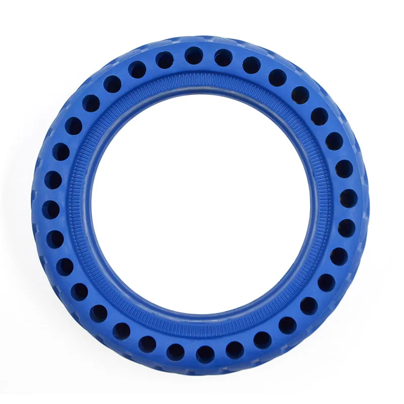 1PC-Blue 1 шт. XiaoMi Mijia M365 самокат перфорированный амортизирующий ударопрочные взрывозащищенные Шины пневматическая когда-либо твердая шина - Цвет: 1PC-Blue