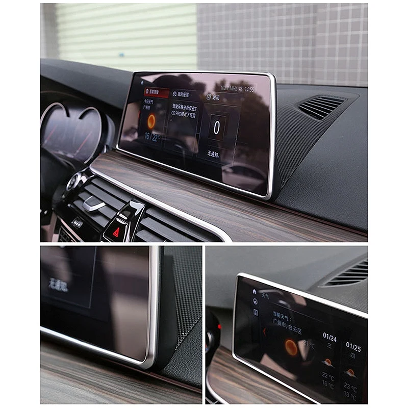 

Car Styling Console Dashboard GPS Navigation Screen Frame Cover Trim For-BMW 5 Series G30 G38 6GT GT6 2018-2021