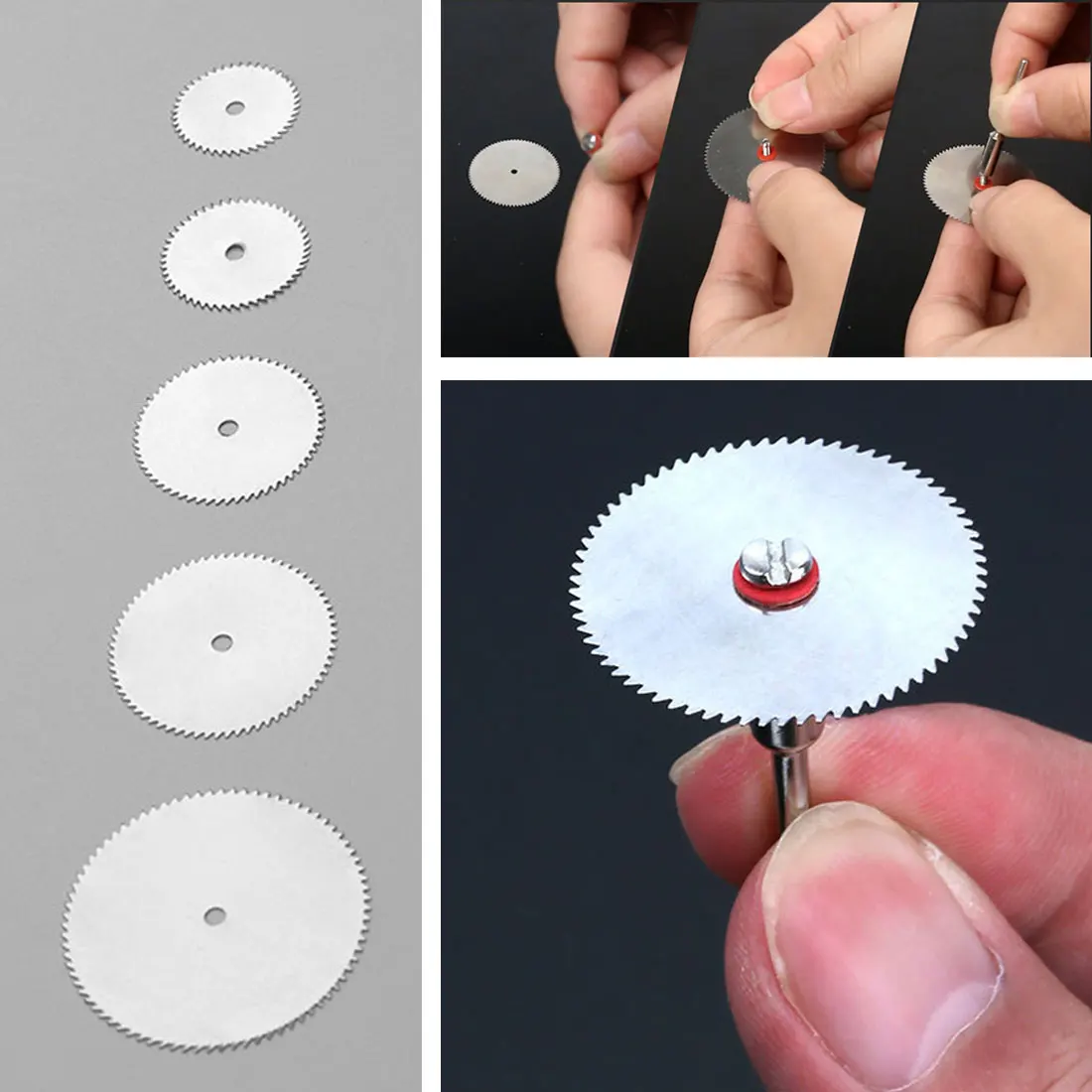 

10PCS/SET Wood Saw Blade Disc + 2 x Rod Dremel Rotary Cutting Tool 10 x 25mm Drop Shipping Support Power Tool Wood Cutting Discs