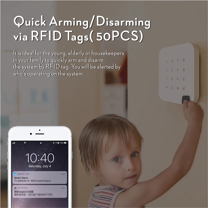 tuya alarm wifi gsm alarm wireless home security alarms house intrusion alarm burglary support alexa google ip camera monitoring free global shipping