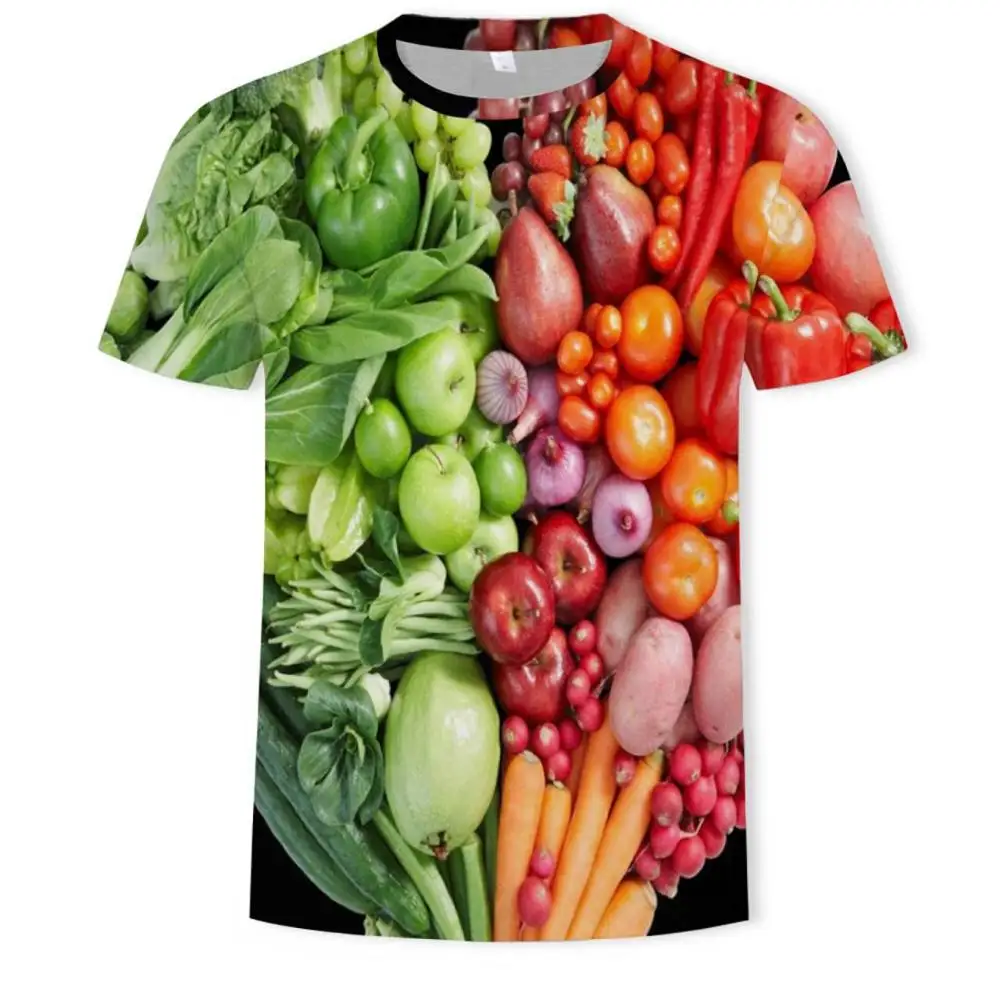 3D футболка с рисунком картофеля фри изображением маннена мужские футболки