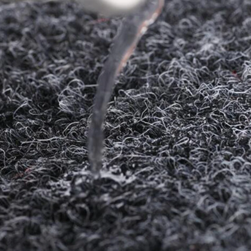 Вышитый дверной коврик нескользящий круглый ковер Придверный напольный для