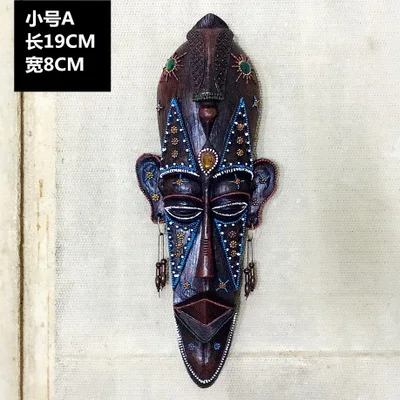 Креативные африканские маски acrafts подвесной брусок украшение из смолы подвеска