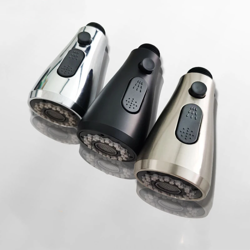 Насадка На смеситель для кухонного крана матовая черная струйная головка