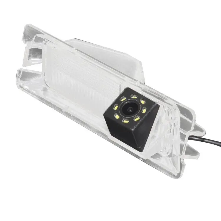 Автомобильная Hd камера заднего вида Ccd 8Led задняя для Nissan March Renault Logan Sandero W |