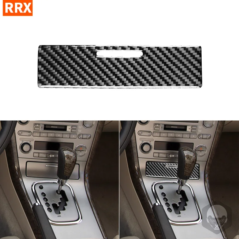 

For Subaru Legacy/Outback 2005-2009 Carbon Fiber Stickers Gear Shift Base Box Cover Car Interior Styling Decoration Accessories
