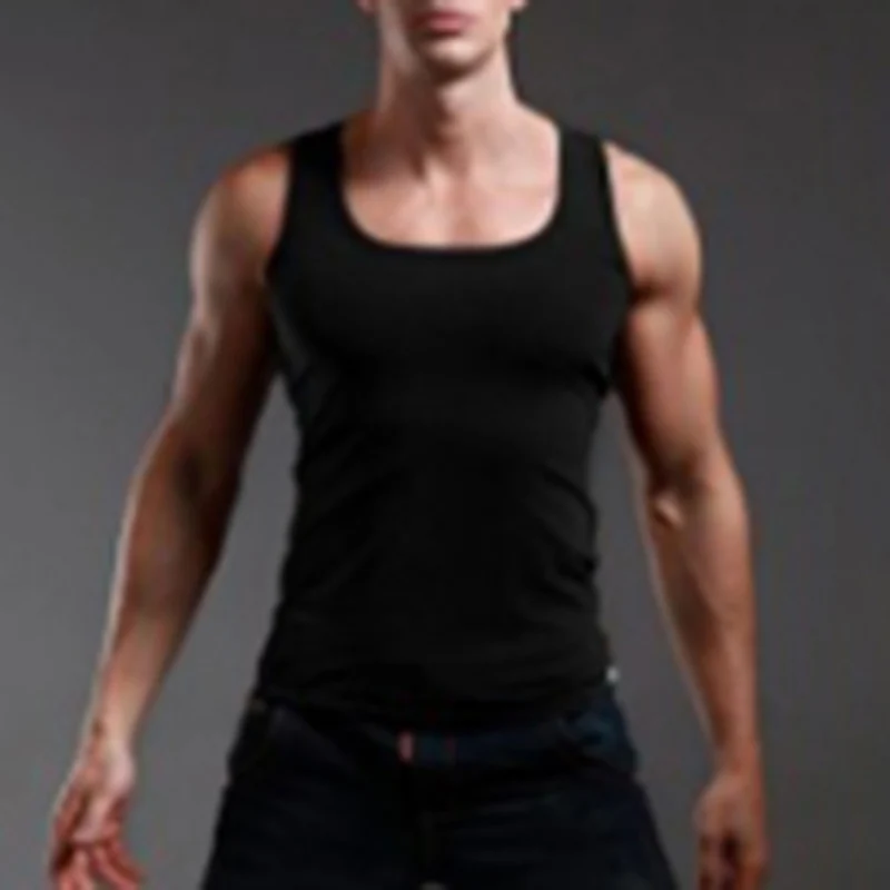 Men's Underwear Cotton Tank Top Men High Quality Bodybuilding Singlet Sleeveless Slim Fit Vest Tops | Мужская одежда