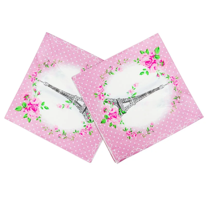As Picture 20 шт./упак. высокого качества черного и золотого цвета Корона из бумаги для салфеток для детей День рождения салфетки обеденным столом Бумага тканей вечерние поставки - Цвет: As Picture