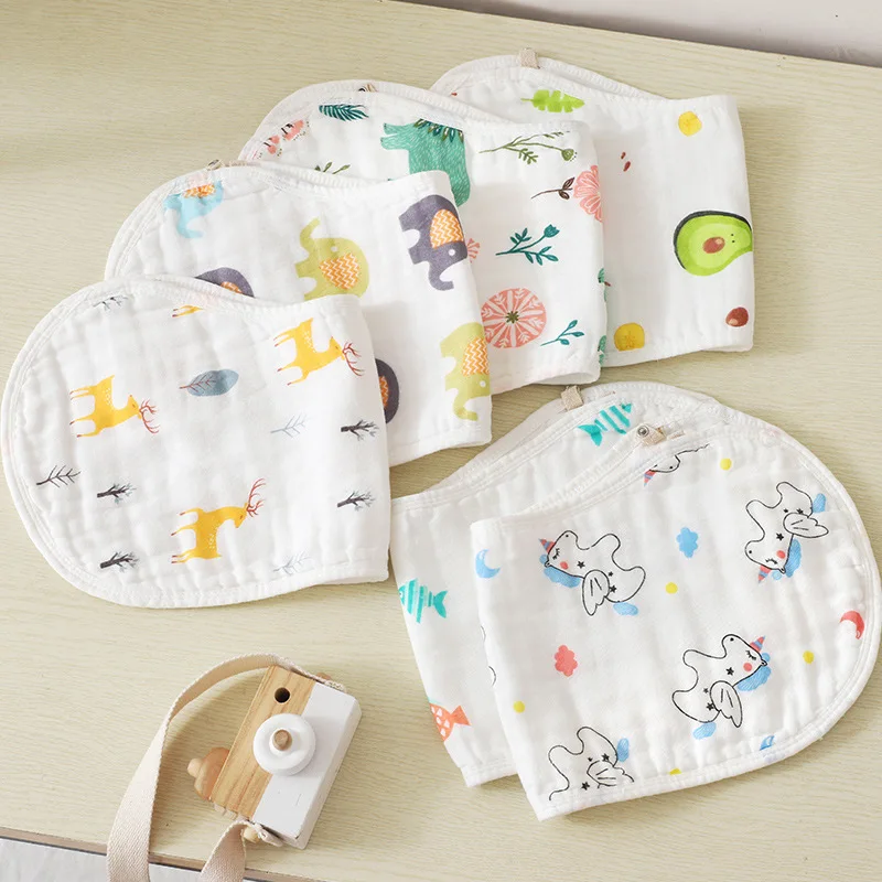 

Elinfant 1/4 Pcs/set 6 Layers 100%Cotton Muslin Multifunctional Towel Burp Cloths For Newborn Baby Belly Button,Nursing Towel