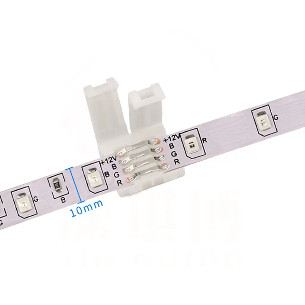 10 шт./лот 4 штырька мм RGB Светодиодная лента разъем Бесплатный сварочный