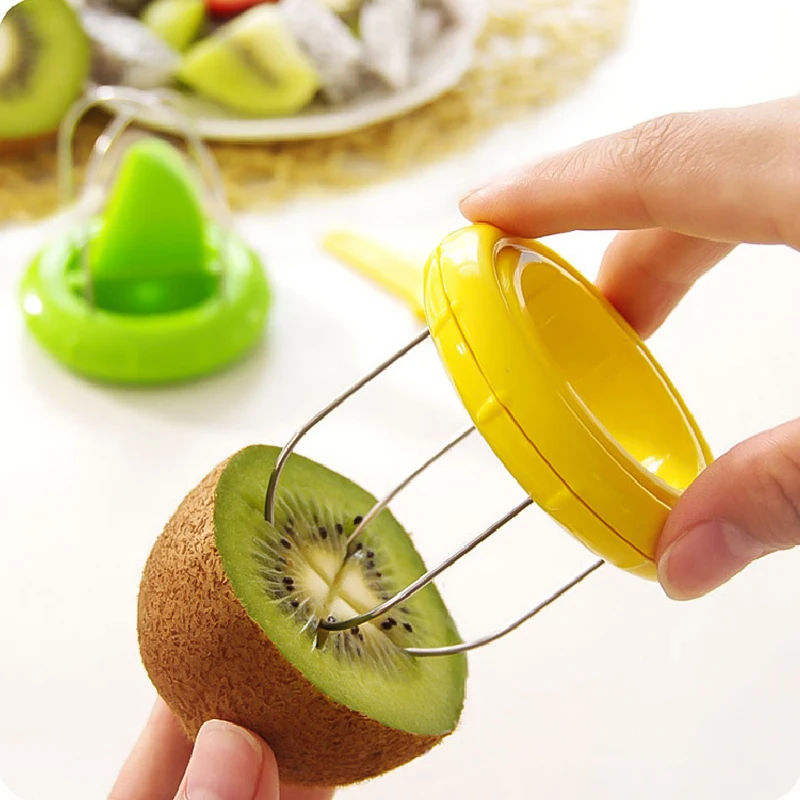 

Mini Fruit Kiwi Paper Cutter Peeler Slicer Kitchen Gadget Kiwi Peeling Tool Dragon Fruit Green Peel Peeling Gadget Household