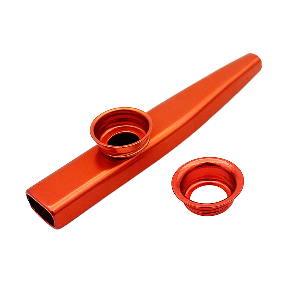 Легкий портативный металлический казу для начинающих инструмент флейты