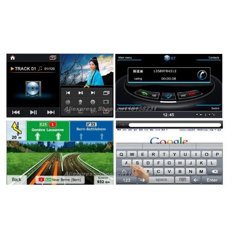 

For Skoda Rapid 2011~2012 Stereo Car GPS Navi Map Navigation System Radio DVD BT iPod WIFI HD Screen Multimedia System
