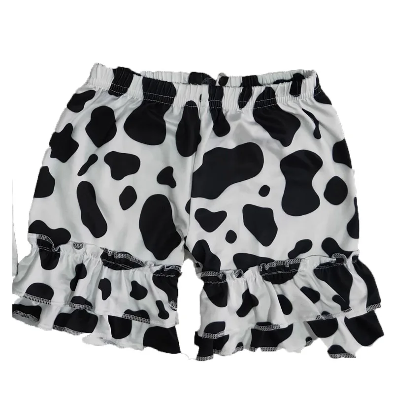 

Cow Baby Girls Clothes Short Sleeve with Short Print Pants Toddler Kids Wear Outfits