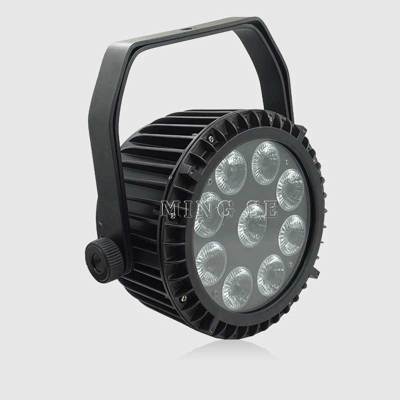 

IP65 Waterproof Led Par Light 9*10W 4in1/ 9x15w 5in1 / 9x18w 6in1 Outdoor Waterproof Stage Light Big Lens Led Par with fightcase